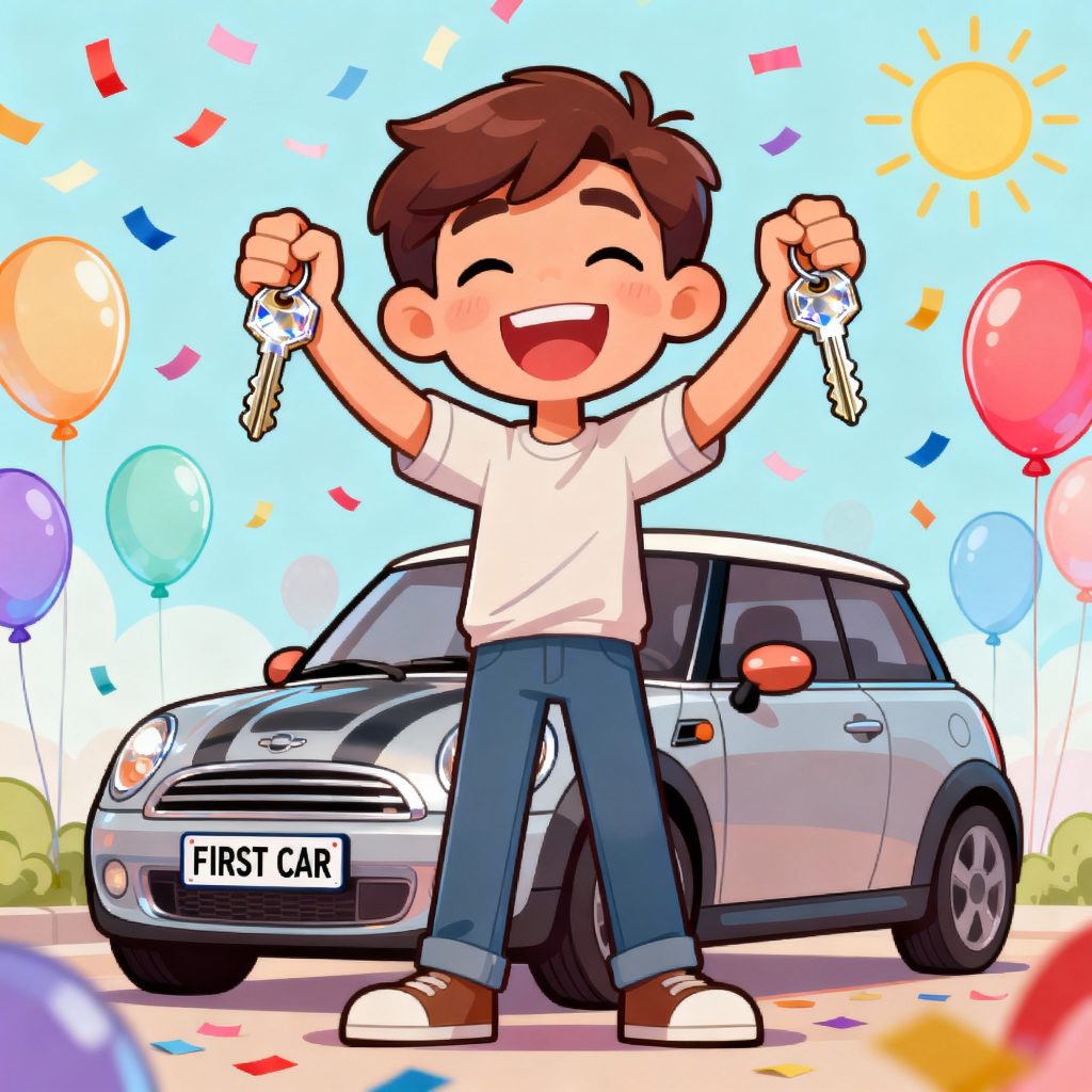 1st vehicle