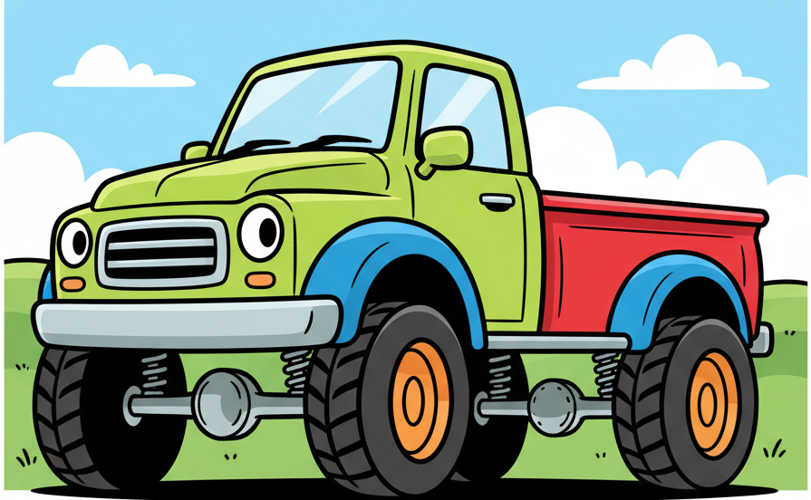 2 axle vehicle