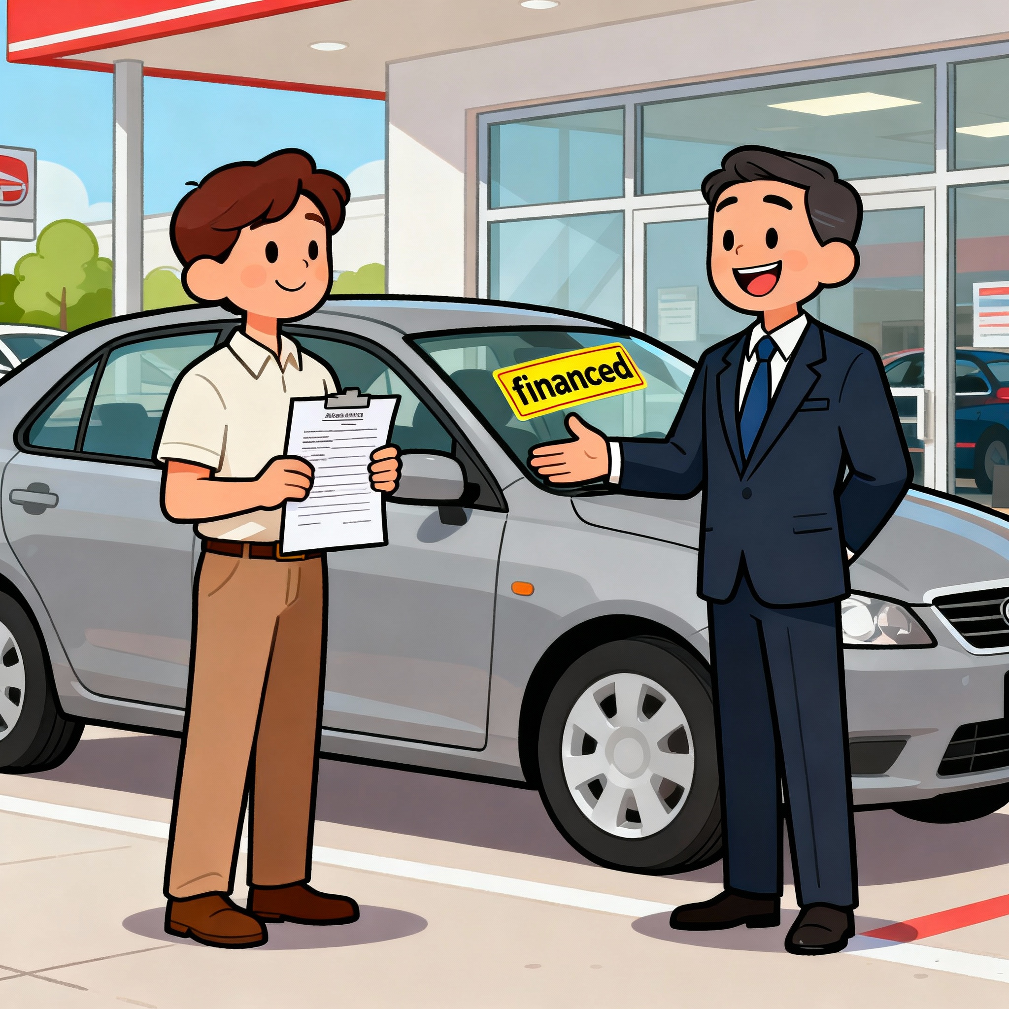 can i trade in a financed car