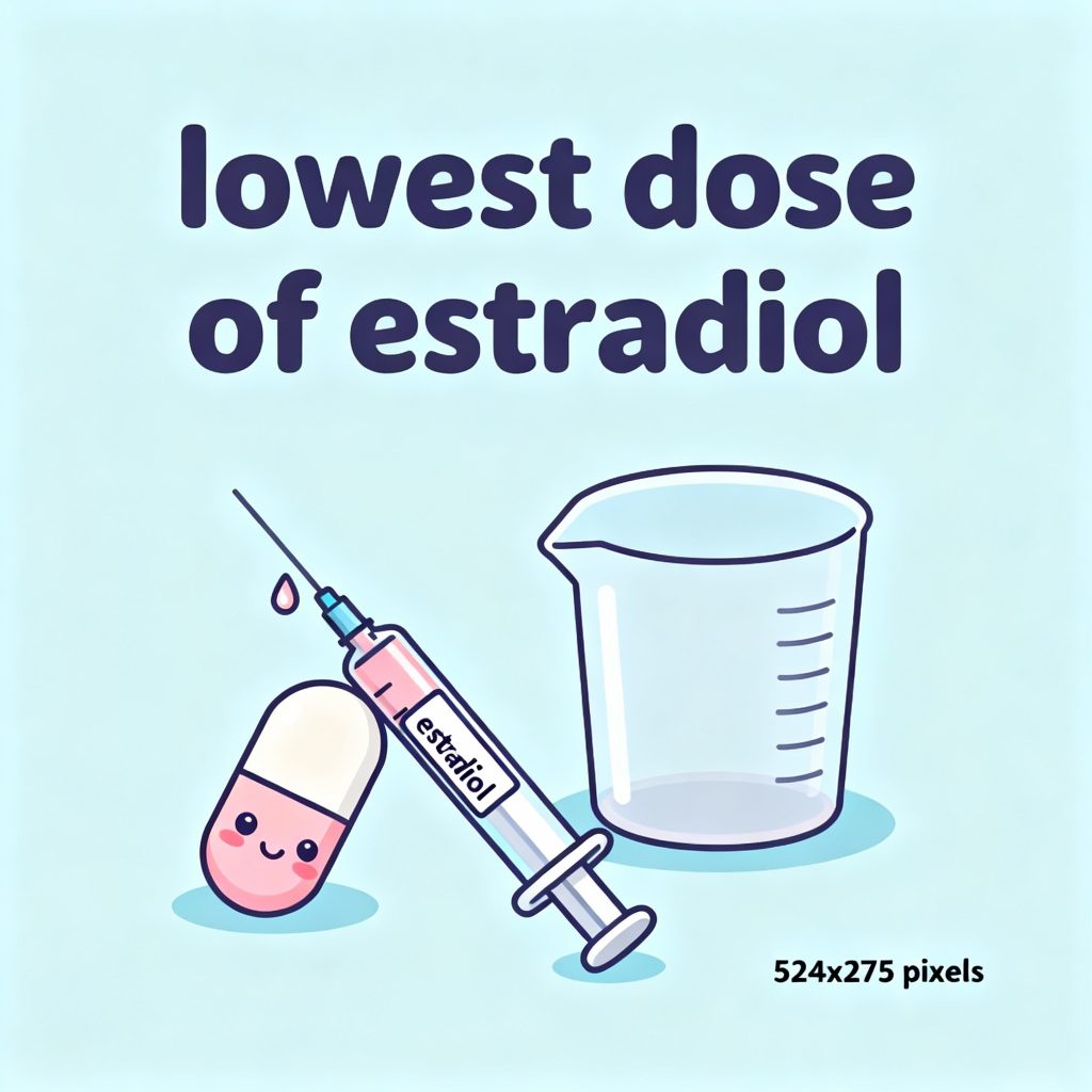 what is the lowest dose of estradiol