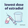 what is the lowest dose of estradiol