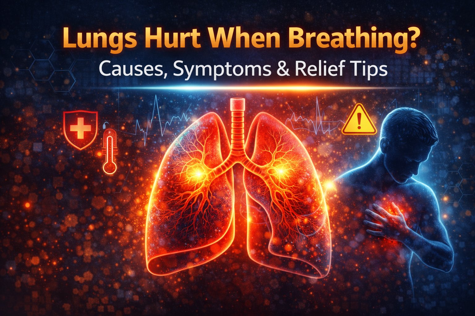 lungs hurt when breathing